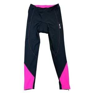 Beray Womens Black Pink Bike Cycling Exercise Leggings Compression Padded 2XL